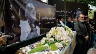 اولین عکس از مزار استاد ایرج در قطعه هنرمندان
