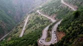 جاده چالوس یکطرفه شد
