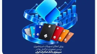 افزایش چشمگیر تسهیلات غیرحضوری و تراکنش‌ها در نئوبانک سپینوی بانک صادرات