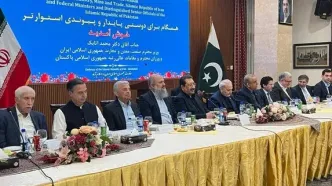 حضور ۶ وزیر کابینه پاکستان در سفارت ایران در اسلام آباد