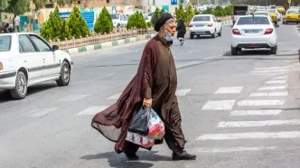 تصاویر؛  گرد و غبار نفس قم را گرفت