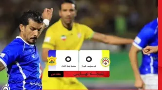 فجرسپاسی و صنعت نفت؛ دومین تساوی متوالی در لیگ برتر