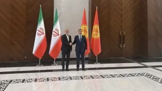 دیدار روسای‌جمهور ایران و قرقیزستان در حاشیۀ اجلاس شانگهای