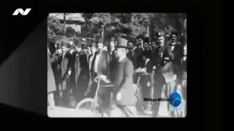 تنها فیلم مظفرالدین شاه قاجار از سفر دوم به فرنگ را ببینید