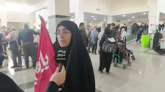 فیلم| زائر مشهدی در مرز خسروی: به نیابت از آقای شهید راهی کربلا شدم
