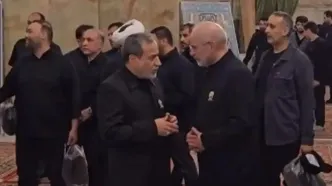 مذاکرات جدی قالیباف و عراقچی در حرم رضوی