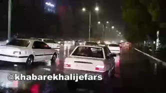 ویدئو؛ هوای بندرعباس بارانی شد