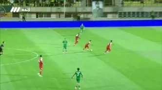 گل دوم پرسپولیس به شمس آذر توسط محمد عمری