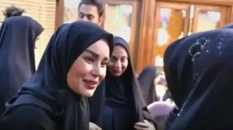 حضور همسر عراقچی در مراسم بزرگداشت رهبر شهید