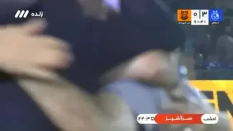 گل چهارم استقلال به مس شهربابک+ ویدئو