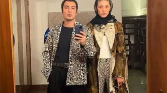زوجی که کاربران با آن نوید محمدزاده و همسرش را تخریب کردند