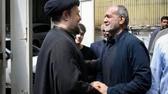 دیدار پزشکیان با سید حسن خمینی