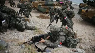 لغو رزمایش دریایی آمریکا و کره جنوبی به دلیل جنگ با ایران