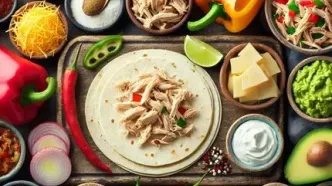 طرز تهیه یک غذای مکزیکی متفاوت؛ کسادیا مرغ