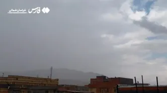 ویدئو؛ باران تابستانی در آسمان بجنورد