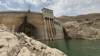 ۴۵ درصد مخازن سدهای کشور خالی است