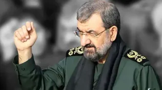 دیدار محسن رضایی با خانواده شهید لاریجانی