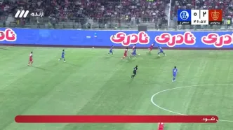 گل سوم پرسپولیس به استقلال خوزستان+ ویدئو