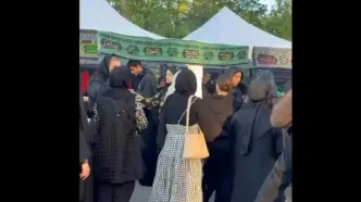 برگزاری موکب ها در تورنتو کانادا در شب اربعین در نزدیکی مسجد امام مهدی/ ویدئو