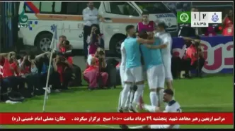 گل دوم ملوان به ذوب‌آهن؛ مرزبان دوباره درخشید و دبل کرد + ویدئو