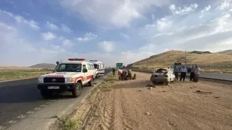 ۷ مصدوم و یک کشته در تصادف محور شاهین دژ - میاندوآب