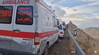 چهار فوتی بر اثر واژگونی خودرو در مسیر بانه-سقز