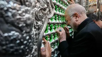 قالیباف به زیارت حرم امام حسین (ع) مشرف شد