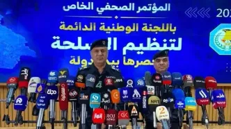 تشکیل بانک اطلاعاتی ۶ میلیون قبضه سلاح و تعطیلی ۷۱ دفتر غیرمجاز الحشدالشعبی در عراق/ با هر پهپاد بدون مجوز قانونی، مانند پرنده‌های تروریستی برخورد می‌شود