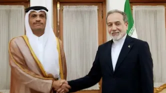 دیدار نخست‌وزیر قطر با عراقچی در تهران + عکس و ویدیو