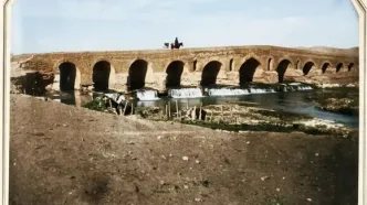 تصاویر رنگی از کشف‌رود مشهد در عصر قاجار