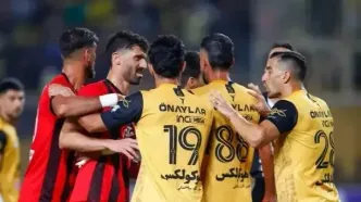 بازیکنان تراکتور و سپاهان اولین بزن‌بزن لیگ را رقم زدند