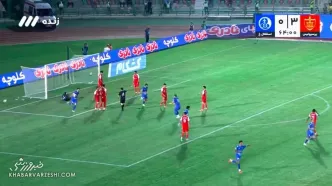 ویدیو| گل به خودی پیام نیازمند/ گل اول استقلال خوزستان به پرسپولیس