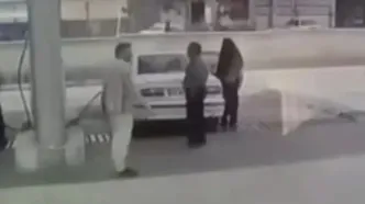 لحظه انفجار جایگاه CNG صحنه در دوربین مداربسته