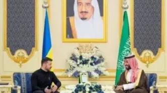 گفتگوی تلفنی زلنسکی با بن‌سلمان
