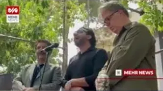 آواز خواندن احسان خواجه امیری در سوگ پدرش