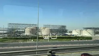 امارات دور مخازن سوخت خود قفس فلزی کشید