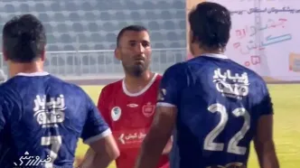 درگیری ستاره‌های سابق استقلال و پرسپولیس قبل از دربی/ علی نیکبخت: حق نداری! - محسن مسلمان: کی گفته؟ +ویدیو