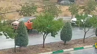 باران شدید تابستانی این نقطه از تهران را شست
