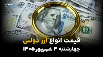 قیمت ارز دولتی امروز چهارشنبه ۴ شهریور + جدول کامل قیمت دلار، یورو و ارزهای دولتی