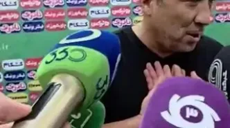 درگیری لفظی خداداد عزیزی با خبرنگاران