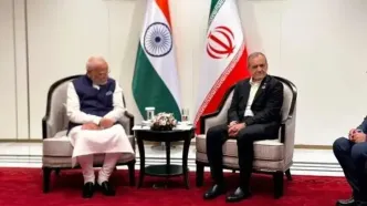 پزشکیان و نخست‌وزیر هند دیدار کردند