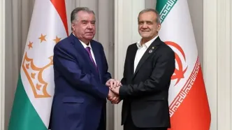 دیدار روسای جمهور ایران و تاجیکستان/ تاکید بر توسعه و تعمیق مناسبات دو کشور