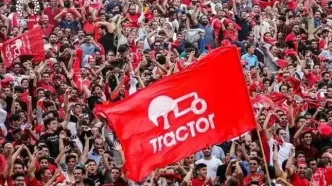 سر و صدا و شعار هواداران تراکتور مقابل هتل پرسپولیس/ ویدئو