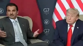 گفتگوی ترامپ و امیر قطر درباره تنگه هرمز