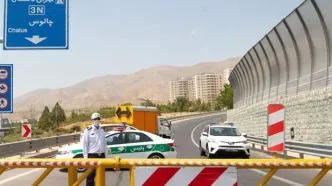 جاده چالوس و آزادراه تهران–شمال از ساعت ۱۴ امروز یکطرفه شد