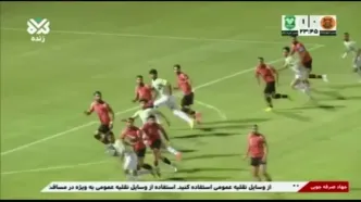 گل اول خیبر به مس شهر بابک؛ محبی قفل دروازه حریف را شکست + ویدئو