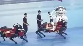 ربات انسان‌نما سوار بر اسب رباتیک!