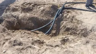 لوله کشی 3.5 کیلومتری سوخت قاچاق در بندرلنگه لو رفت