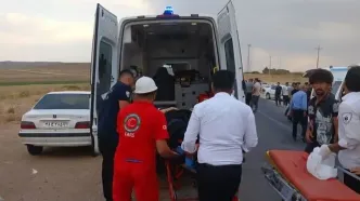 یک فوتی بر اثر واژگونی رانا در جاده همدان ـ ملایر