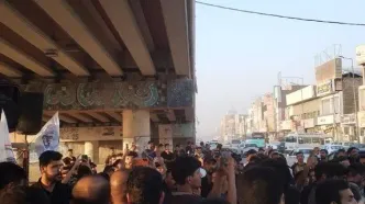 تظاهرات عراقی‌ها علیه دخالت آمریکا در امور داخلی کشورشان